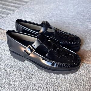 G.H. Bass Women’s Mary Jane Fisherman Super Lug Weejuns Loafer